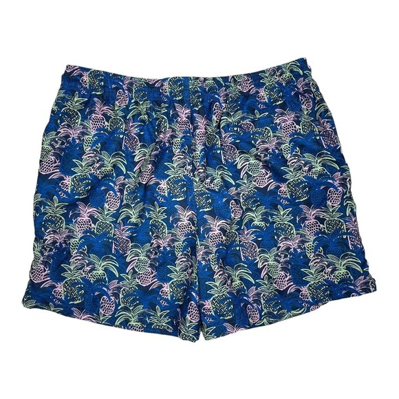 Island‎ Planet Swim Trunks Men's Size XL Blue Green Pink Pineapple Swimsuit - Picture 2 of 8